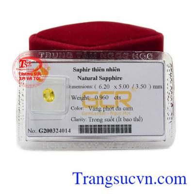 Vì vậy, Viên sapphire vàng quyền uy từ xa xưa đã rất được con người ưa chuộng sử dụng làm trang sức và lá bùa may mắn cho bản thân