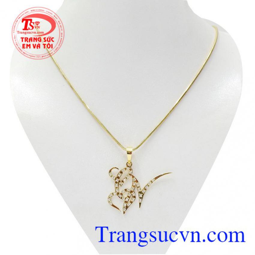 Bộ trang sức chữ CN đẹp