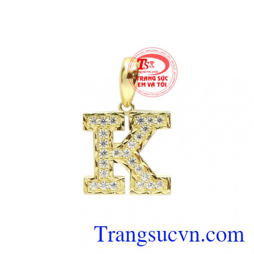 Mặt dây chữ K chất lượng