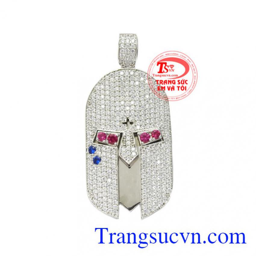 Mặt dây vàng trắng dũng mãnh