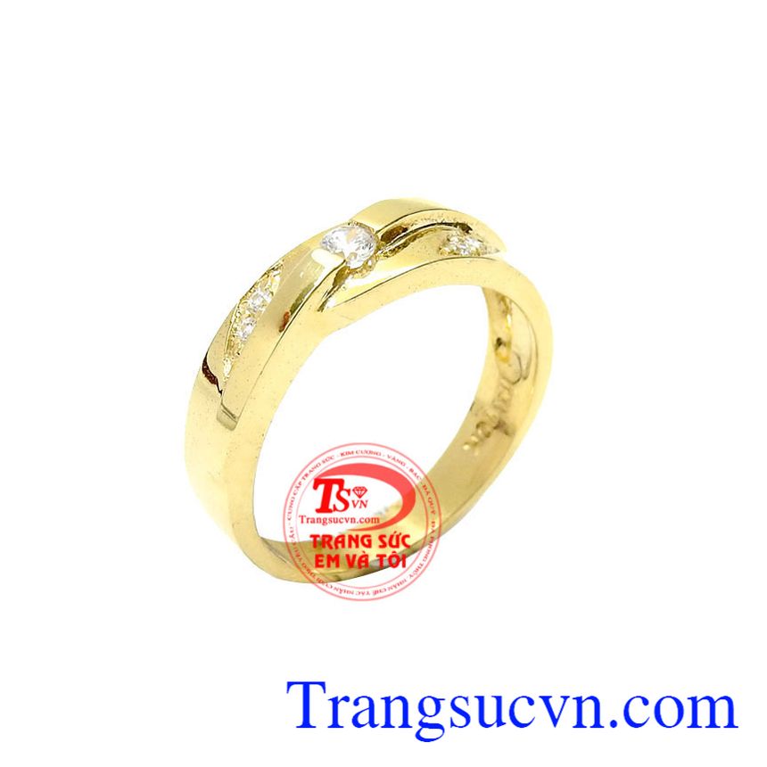 Nhẫn nữ vàng màu thanh lịch là một sản phẩm mới được nhập khẩu từ Korea mang lại nét cá tính tính nhưng vẫn trang nhã cho phái đẹp.