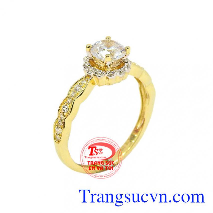 Nhẫn nữ vàng thục nữ