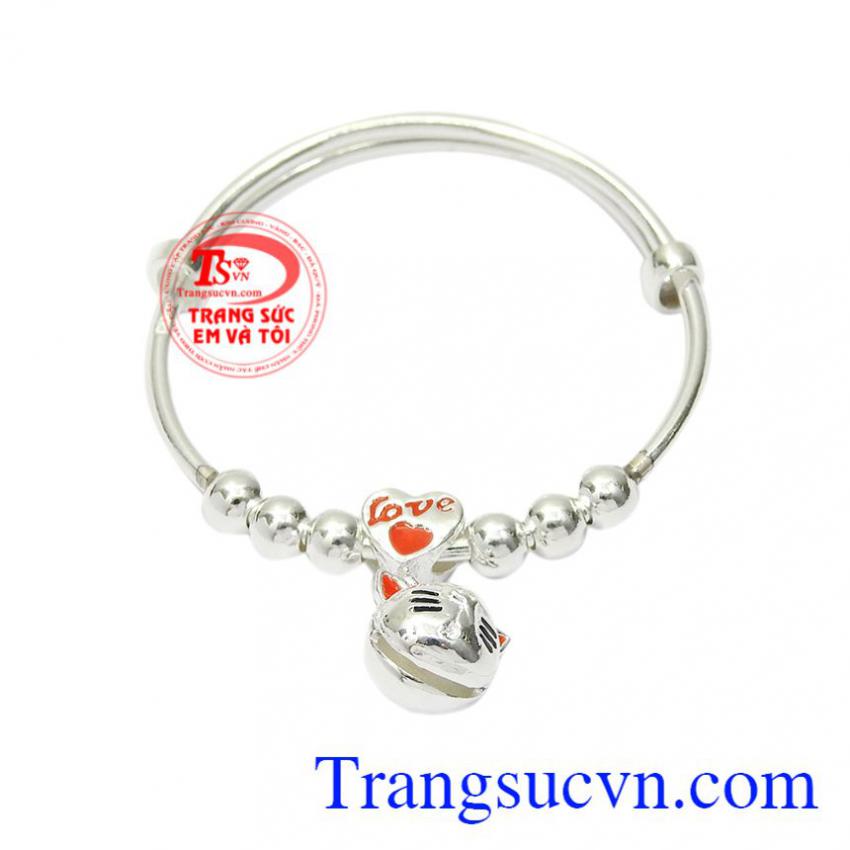 Vòng bạc trẻ em yêu thương