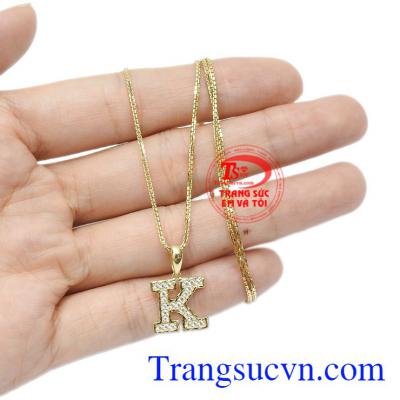 Bộ mặt dây chữ K chất lượng thương hiệu uy tín.