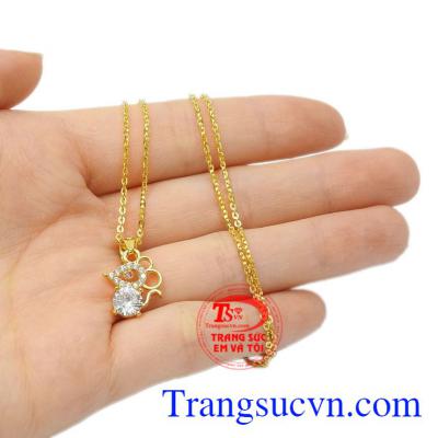 Bộ mặt dây nữ tuổi Tý hợp xu hướng, bảo hành 6 tháng.