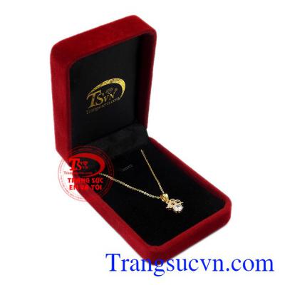 Bộ mặt dây nữ tuổi Tý vàng 10k