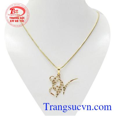 Bộ trang sức chữ CN đẹp