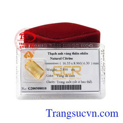 Đá ép vỉ thạch anh vàng đẹp là món quà ý nghĩa phù hợp với cả nam và nữ. 