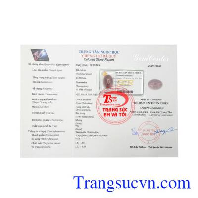 Đá Tourmalin cát tường