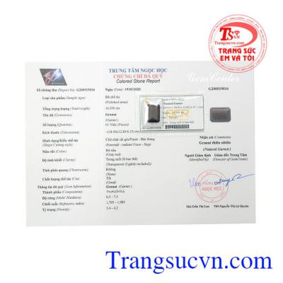Là viên đá hộ mệnh cho người tuổi tý. Granat thiên nhiên hợp mệnh