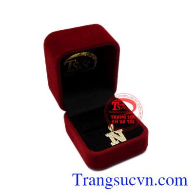 Mặt dây chữ N thời trang