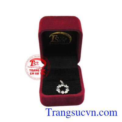 Mặt dây nữ vàng trắng phong cách thương hiệu bền đẹp, chất lượng, giao hàng nhanh toàn quốc