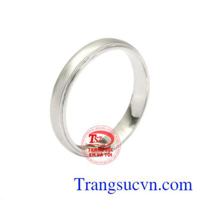 Nhẫn vàng trắng xu hướng mang đến phong cách thời trang không chỉ đơn giản mà khiến người đeo khẳng định bản thân.