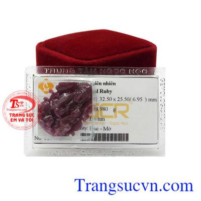 Có giấy kiểm định đá quý kèm theo từng mặt phật quan âm,hộ mệnh và may mắn với người dùng. Phật quan âm ruby thiên nhiên ngồi