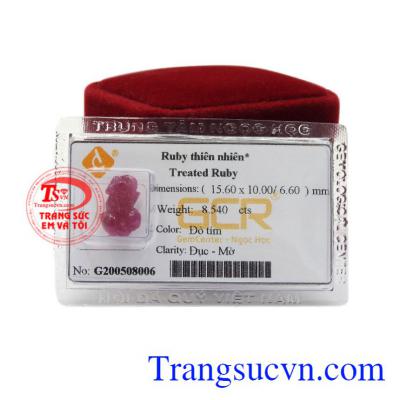 Tỳ hưu ruby hộ mệnh đảm bảo chất lượng, có kiểm định uy tín.