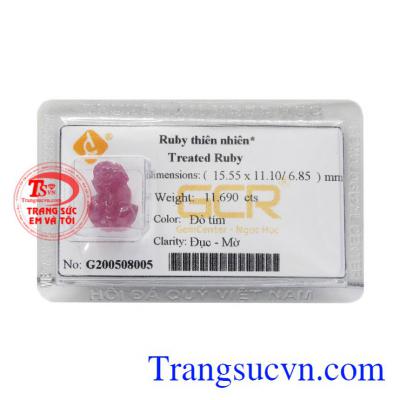 Tỳ hưu Ruby thiên nhiên