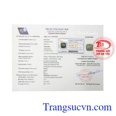 Viên Tourmalin tài lộc