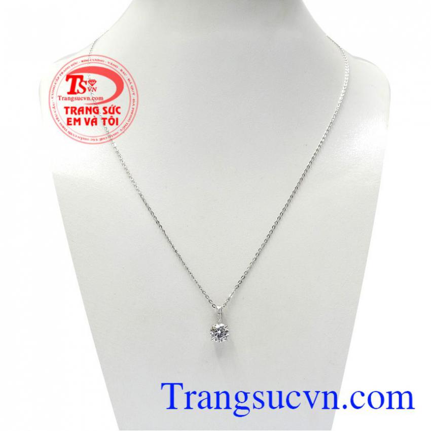Bộ trang sức nữ vàng trắng dịu dàng