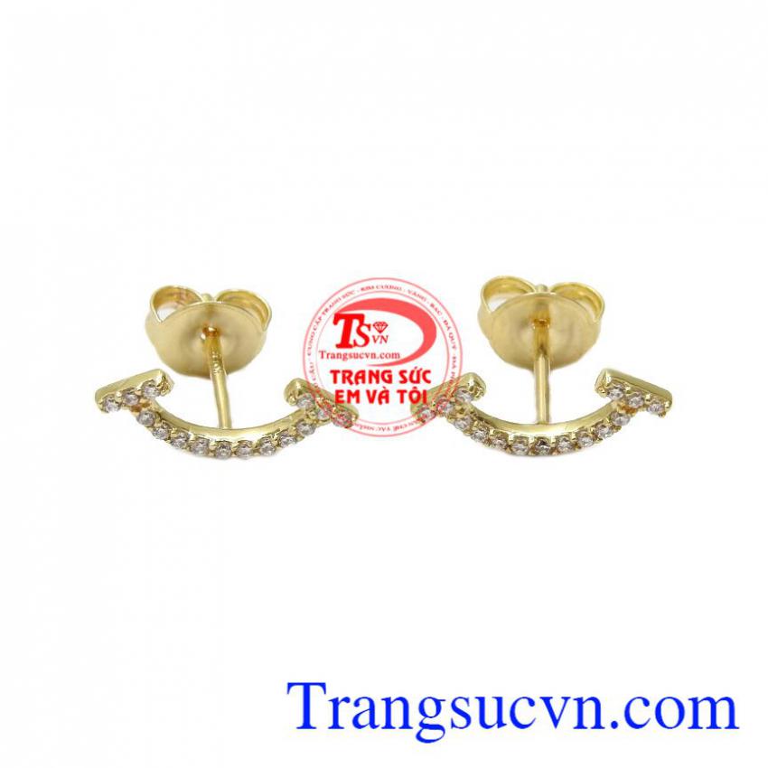 Hoa tai vàng smile