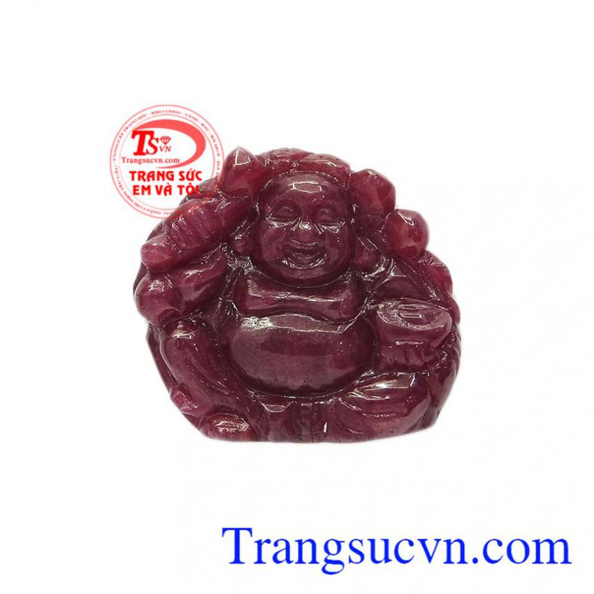 Phật di lặc ruby thiên nhiên hoan hỉ