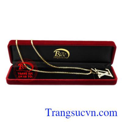 Bộ mặt dây LV thời thượng chất lượng, nam tính.