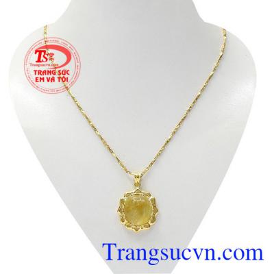 Bộ trang sức thạch anh tóc rực rỡ