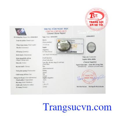 Đá Sapphire ép vỉ cát tường thiên nhiên sự lựa chọn phong thủy dành cho bạn.