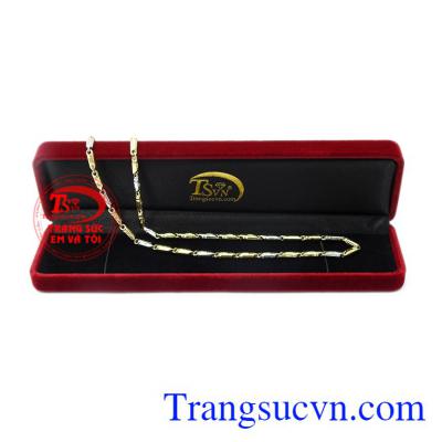 Dây chuyền nam vàng nhập khẩu tận tình, chu đáo.