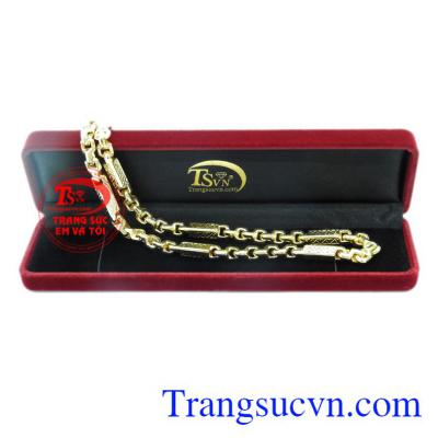 Dây chuyền vàng nam lãng tử nam tính.