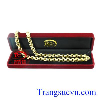 Dây chuyền vàng nam thành đạt hợp thời trang.