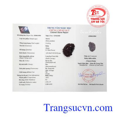 Với một sản phẩm mang ý nghĩa lớn được chạm khắc trên chất liệu đá ruby thiên nhiên khiến người dùng càng thêm yên tâm về chất lượng khi sử dụng. Long quy ruby tài lộc