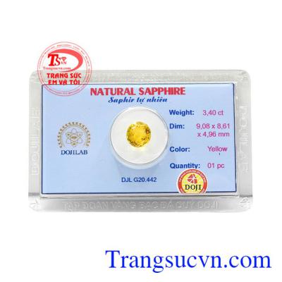 Natural Yellow Sapphire