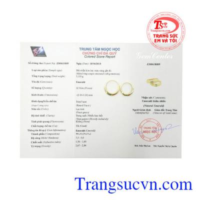 Người ta tin rằng đeo Emerald sẽ có cuộc hôn nhân hòa thuận, thúc đẩy sự đoàn kết trong gia đình. Nhẫn cưới Emerald vĩnh cửu