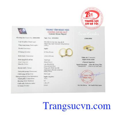 Chính vì vậy đây sẽ là món quà ý nghĩa và đầy bất ngờ để dành tặng cho người thương yêu. Nhẫn cưới Sapphire yêu thương