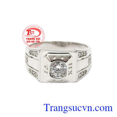 Nhẫn nam vàng trắng công tử mang đến một sản phẩm hoàn hảo cho người dùng.