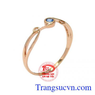 Nhẫn nữ vàng mong manh dành cho những cô nàng yêu thích sự dịu dàng, đơn giản,Nhẫn nữ vàng mong manh