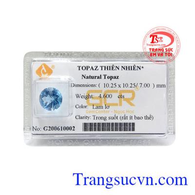 Viên đá Topaz tài lộc