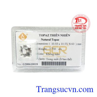 Viên topaz trắng tài lộc