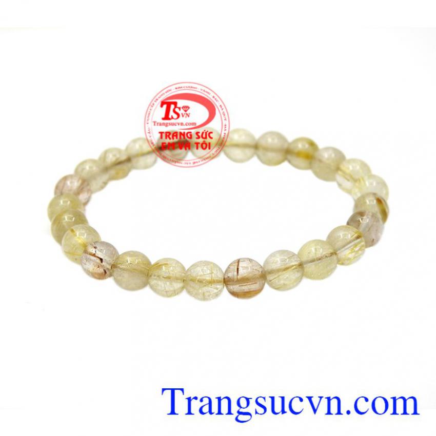 Chuỗi thạch anh tóc 7 ly bình an