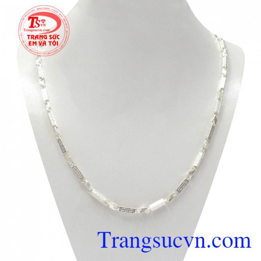 Dây chuyền bạc thành công