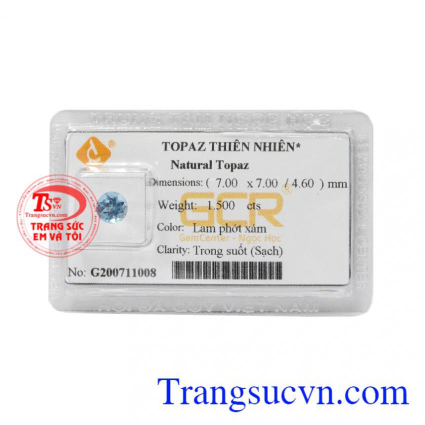 Viên Topaz bình an