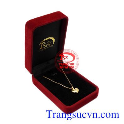 Bộ mặt dây trái tim mến thương 10k