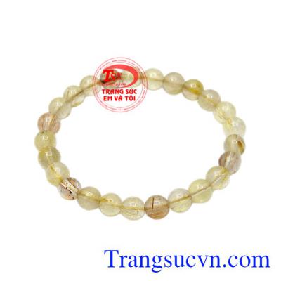 Người ta tin rằng, khi đeo chuỗi tay thạch anh tóc có khả năng hỗ trợ chữa trị các bệnh và mang nhiều nguồn năng lượng tích cực, xua đuổi điềm xấu.