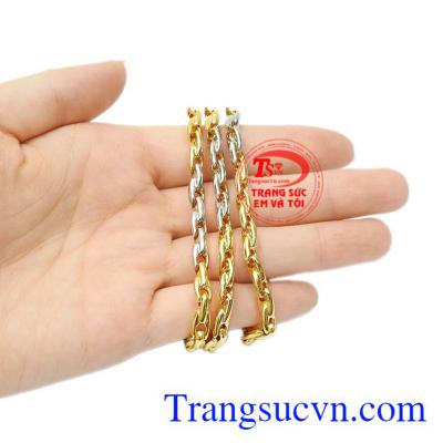 Dây chuyền phái mạnh phong độ vàng 10k bảo hành uy tín, thanh toán an toàn.