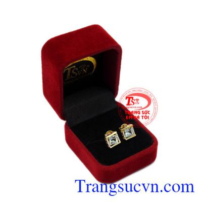 Hoa tai Topaz thời trang có giấy kiểm định đá quý uy tín, thanh toán an toàn.