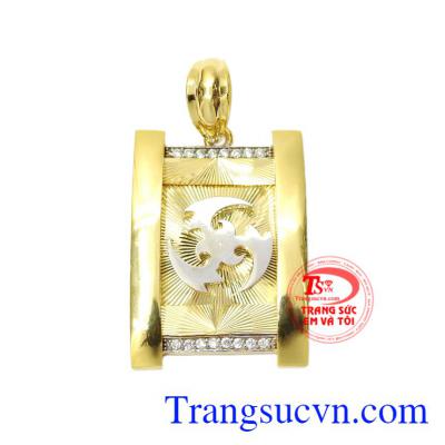 Mặt dây nam tài lộc mang vẻ đẹp sang trọng, đẳng cấp cùng phái mạnh.