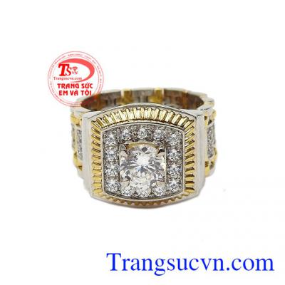 Thiết kế với công nghệ hiện đại, đem đến cho người dùng một sản phẩm hoàn hảo. Nhẫn nam độc đáo vàng tây