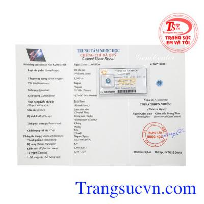 Viên Topaz bình an giao hàng nhanh trên toàn quốc.