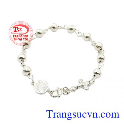 Chuỗi mân côi bạc đẹp,Chuỗi mân công được chế tác từ bạc