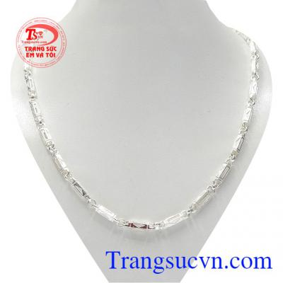 Dây chuyền bạc khoáng đạt